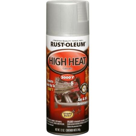 Zinsser 12 Oz Flat Aluminum High Heat Automotive Spray Paint, 6PK 248904